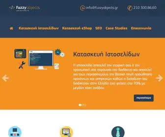 Fuzzyobjects.gr(Κατασκευή ιστοσελίδων & eshop προώθηση ιστοσελίδων SEO) Screenshot