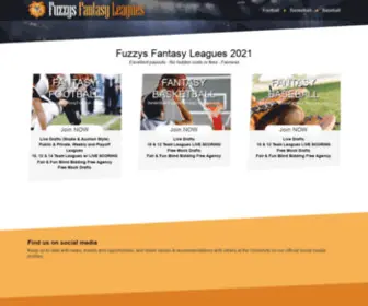 Fuzzysfantasyleagues.com(Fuzzys Fantasy Leagues) Screenshot