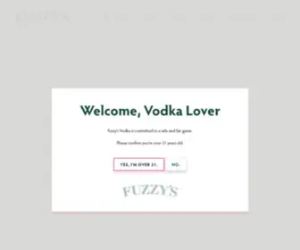Fuzzyvodka.net(Fuzzy's Ultra Premium Vodka) Screenshot