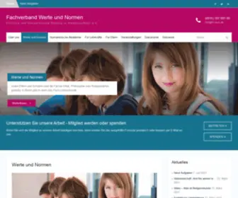FV-Wun.de(Fachverband Werte und Normen) Screenshot