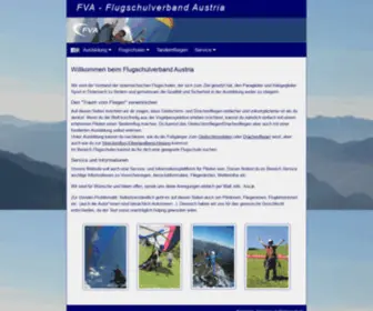 Fva.at(Flugschulverband Austria) Screenshot