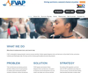 Fvaplaw.org(Giving survivors a second chance at justice) Screenshot