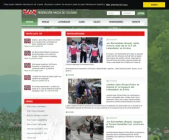 Fvascicli.eus(Euskadiko Txirrindularitza Federazioa) Screenshot