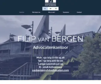 Fvbadvocaten.com(Advocatenkantoor) Screenshot