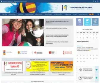 FVBCV.com(Federación de Voleibol de la Comunidad Valenciana) Screenshot