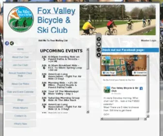 FVBSC.org(Fox Valley Bicycle and Ski Club) Screenshot