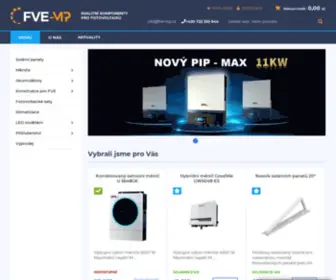 Fve-MP.cz(Kvalitní komponenty pro fotovoltaiku) Screenshot