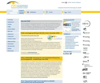 Fvee.de(ForschungsVerbund Erneuerbare Energien) Screenshot