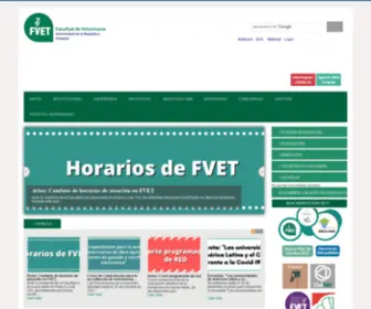 Fvet.edu.uy(Fvet) Screenshot