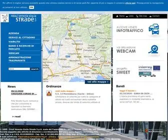 FVGStrade.it(Friuli Venezia Giulia Strade S.p.A) Screenshot