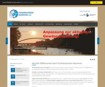 Fvhannover.de(Fischereiverein Hannover e.V) Screenshot