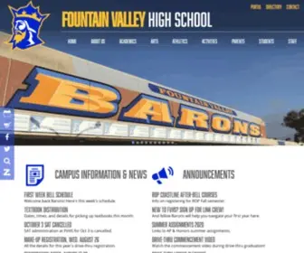 FVHS.com(Fountain Valley High School) Screenshot