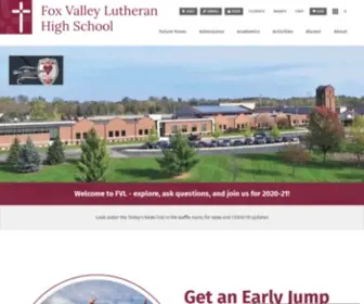 FVLHS.org(Fox Valley Lutheran High School) Screenshot