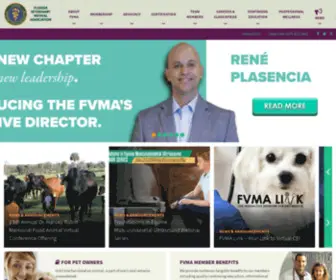 Fvma.org(The Voice of Veterinary Medicine in Florida) Screenshot