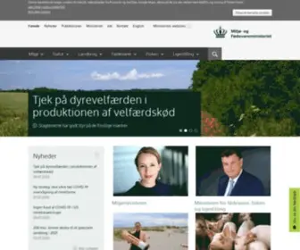 FVM.dk(Ministeriet) Screenshot