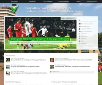 FVN.de(Fußballverband Niederrhein (FVN) e.V) Screenshot