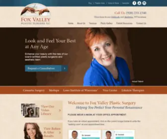 FVpsurgery.com(Fox Valley Plastic Surgery) Screenshot