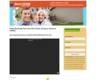 Fvrent2OWN.com(Fraser Valley Rent To Own) Screenshot