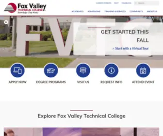 FVTC.edu(Fox valley technical college®) Screenshot