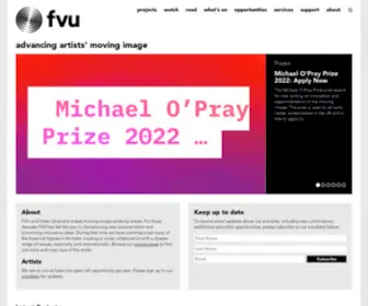 Fvu.co.uk(Film and Video Umbrella) Screenshot