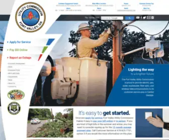 Fvutil.com(Fort Valley Utility Commission) Screenshot