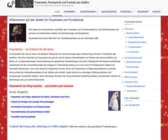 FW-Feuerwerk.de(Pyrotechnik und fertige Feuerwerke im Feuerwerkshop) Screenshot
