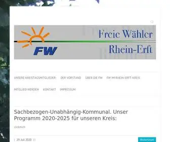 FW-Rhein-ERFT.de(FW Rhein ERFT) Screenshot