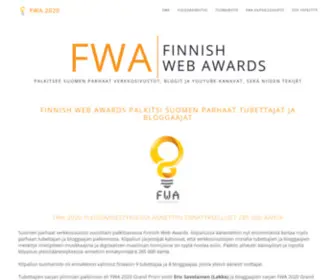 Fwa.fi(Finnish Web Awards) Screenshot