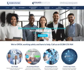 Fwca.co.uk(Folkes Worton) Screenshot