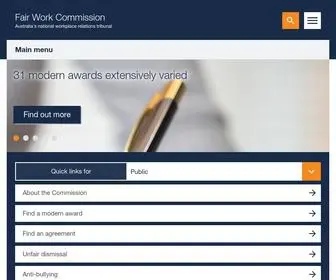 FWC.gov.au(The Fair Work Commission) Screenshot