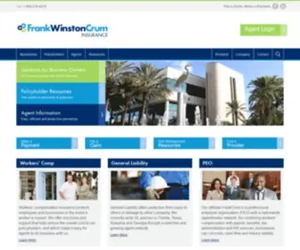 FWcruminsurance.com(Frank Winston Crum Insurance) Screenshot