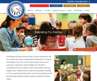 FWCSFWCS.org(First Wesleyan Christian School) Screenshot