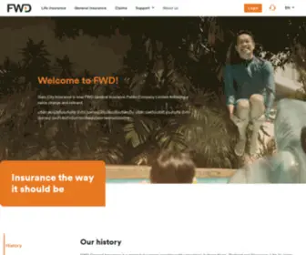 FWdgi.co.th(FWD General Insurance Public Company Limited) Screenshot