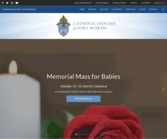 Fwdioc.org(Catholic Diocese of Fort Worth) Screenshot