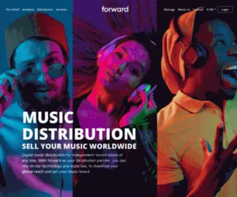 FWdmusic.com(Digital Music Distribution services) Screenshot