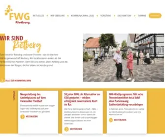 FWG-Rietberg.de(Total lokal für Rietberg und seine Orts­teile) Screenshot