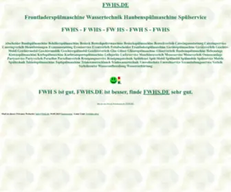 FWHS.de(Frontladerspülmaschine) Screenshot