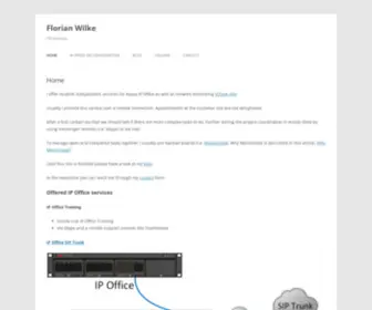 Fwilke.com(Florian Wilke) Screenshot