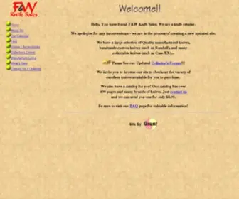 FWknifesales.com(F&amp;W Sales) Screenshot