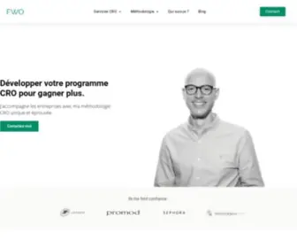 Fwoptimisation.com(Déployez votre programme cro) Screenshot