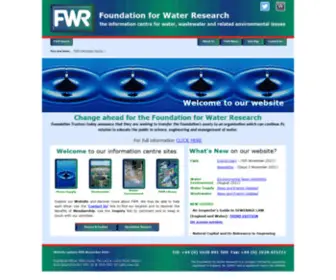 Fwrinformationcentre.co.uk(Foundation for Water Research Information Centre website) Screenshot