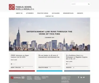 FWRV.com(Entertainment Law) Screenshot