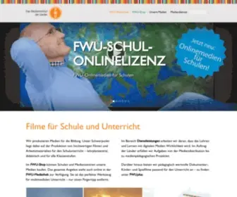 Fwu.de(Wir produzieren Medien für die Bildung) Screenshot