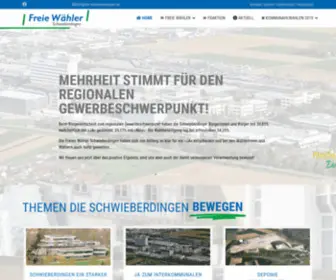 FWV-SChwieberdingen.de(Freie Wähler Schwieberdingen) Screenshot