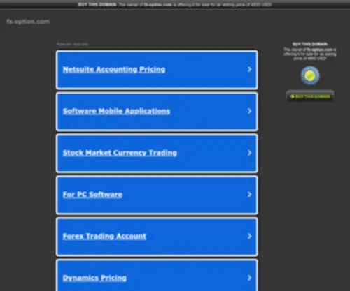 FX-Option.com(Fx option) Screenshot