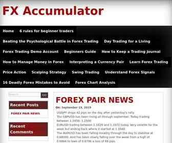 Fxaccumulator.com(Fxaccumulator) Screenshot