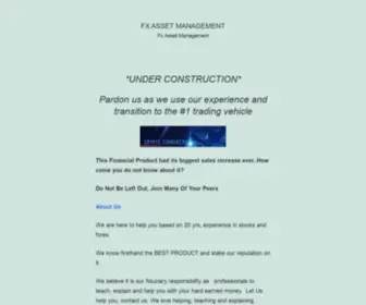 Fxassetmanagement.com(Fx assetmanagement) Screenshot