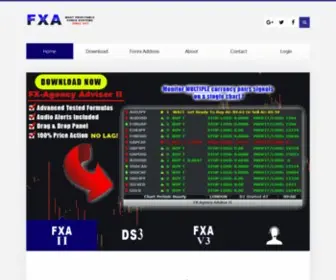 Fxatrade.com(FXA Trade) Screenshot