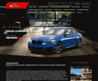 Fxauto.ro(Montaj Folie Auto LLumar) Screenshot