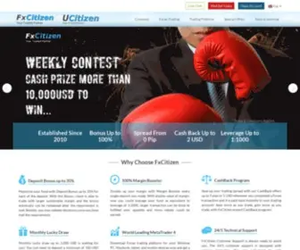 Fxcitizen.com(Your Trusted Partner) Screenshot